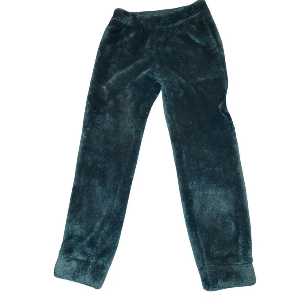 Cat & Jack Fuzzy Kids Pajama Set in Dark Blue